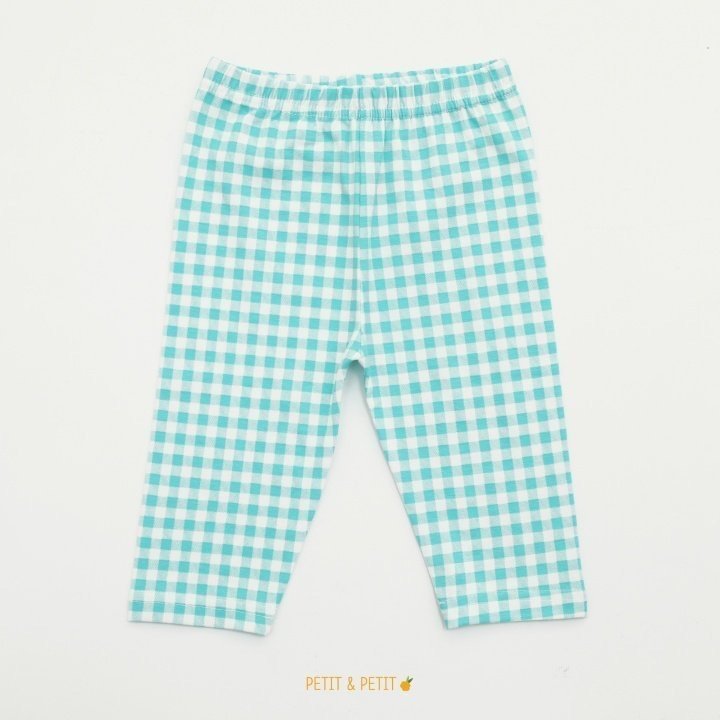 Petit & Petit - Korean Children Fashion - #discoveringself - Check Short Leggings - 4