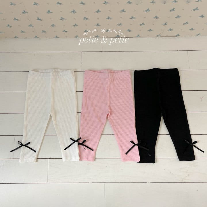 Petit & Petit - Korean Children Fashion - #kidsshorts - Ribbon Leggings