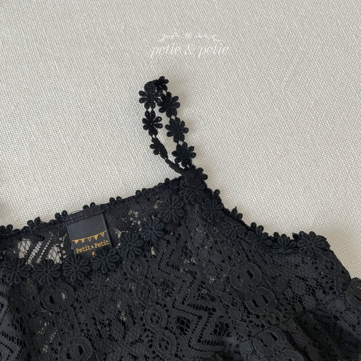 Petit & Petit - Korean Children Fashion - #kidsshorts - Lace Bustier - 5