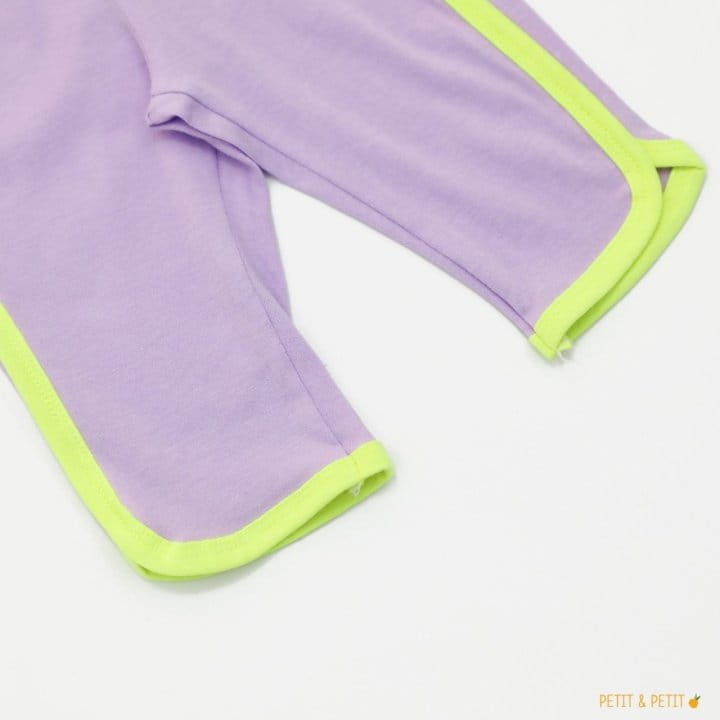 Petit & Petit - Korean Children Fashion - #kidsstore - Piping Short Leggings - 7