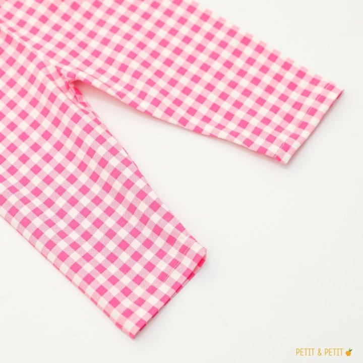 Petit & Petit - Korean Children Fashion - #kidsstore - Check Short Leggings - 6