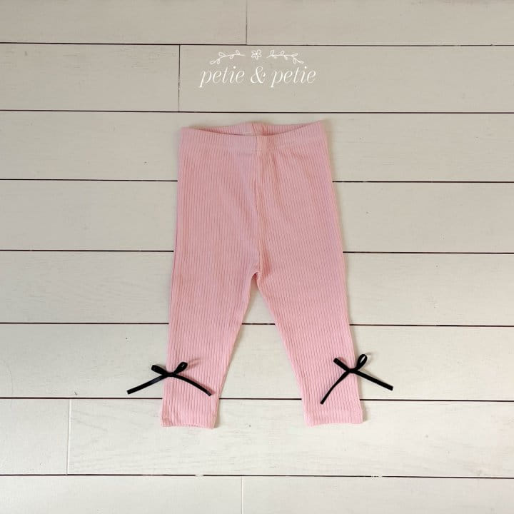 Petit & Petit - Korean Children Fashion - #kidzfashiontrend - Ribbon Leggings - 3