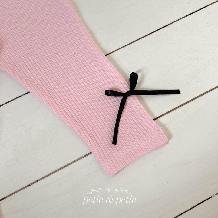 Petit & Petit - Korean Children Fashion - #magicofchildhood - Ribbon Leggings - 6