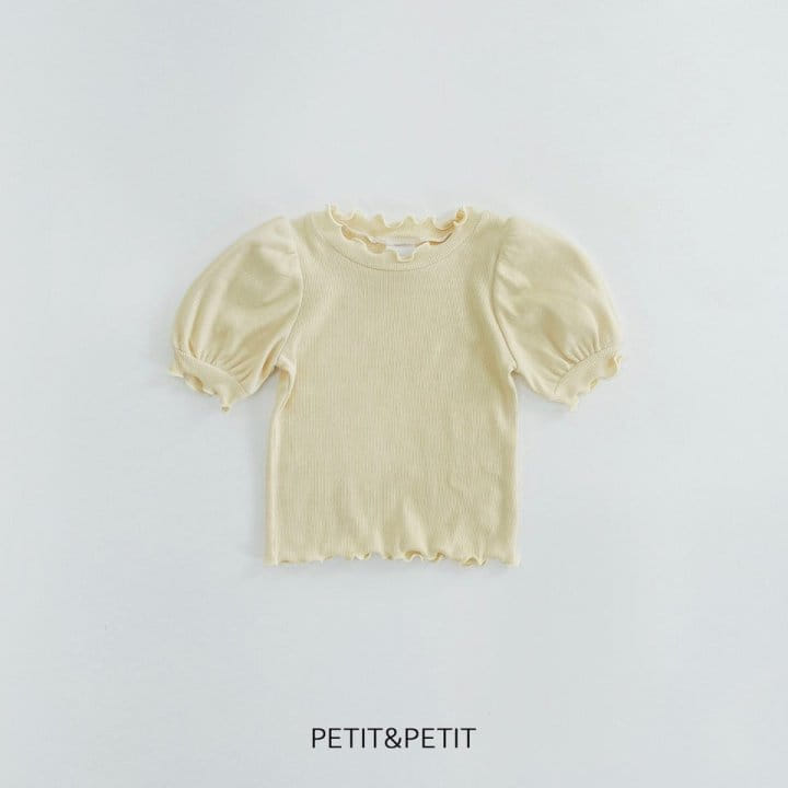 Petit & Petit - Korean Children Fashion - #magicofchildhood - Puff Rib Tee - 3