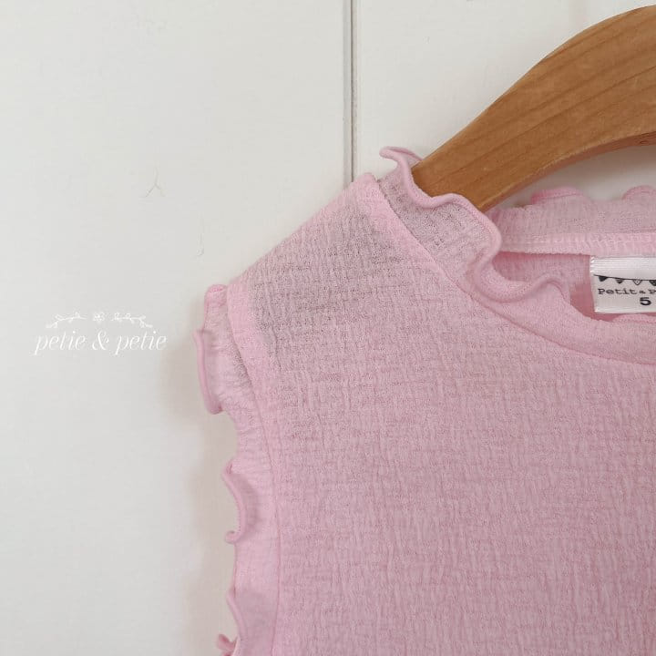 Petit & Petit - Korean Children Fashion - #minifashionista - Terry Sleeveless Tee - 5