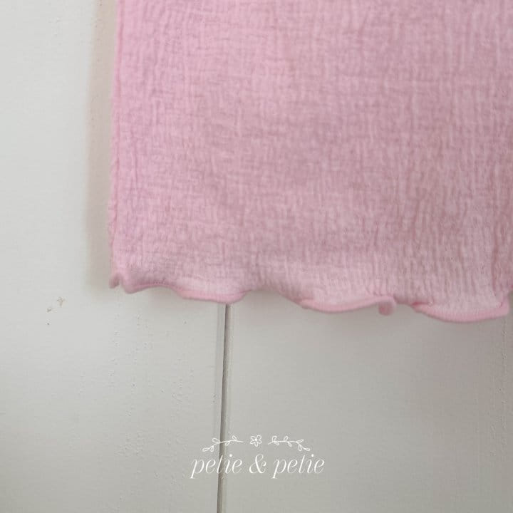 Petit & Petit - Korean Children Fashion - #prettylittlegirls - Terry Sleeveless Tee - 6