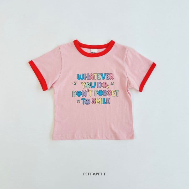 Petit & Petit - Korean Children Fashion - #prettylittlegirls - Smile Piping Tee - 3