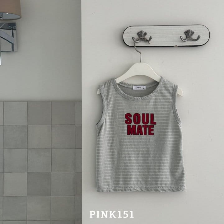 Pink151 - Korean Children Fashion - #discoveringself - Soulmate Sleeveless Tee - 7