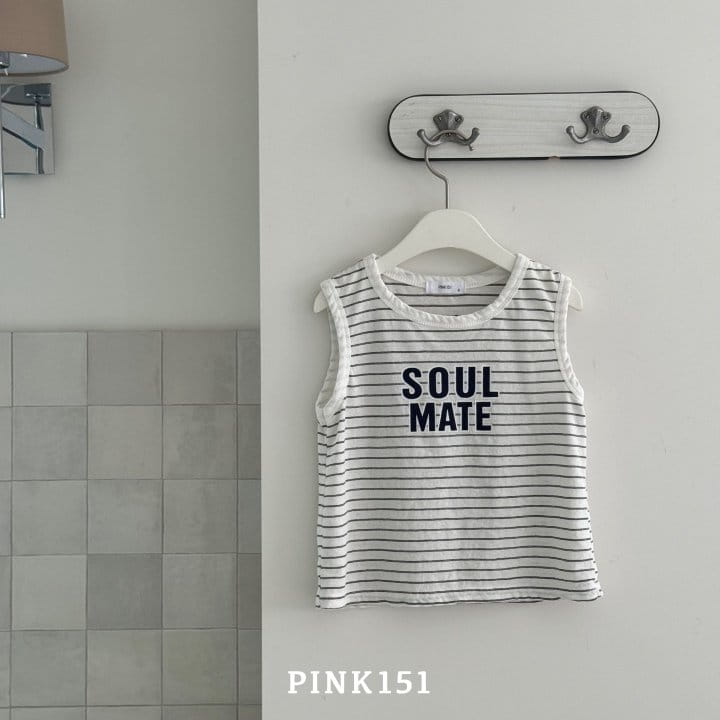 Pink151 - Korean Children Fashion - #fashionkids - Soulmate Sleeveless Tee - 8
