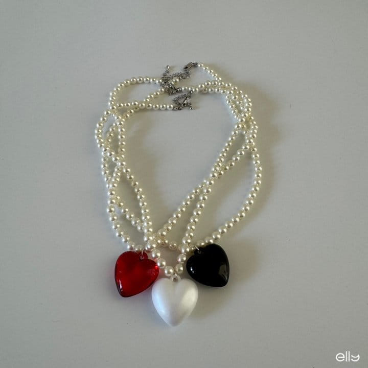 Pink151 - Korean Children Fashion - #kidsstore - Big Heart Necklace - 7
