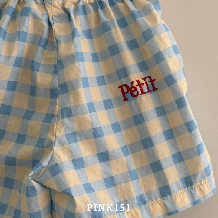 Pink151 - Korean Children Fashion - #stylishchildhood - Petite Check Shorts - 11