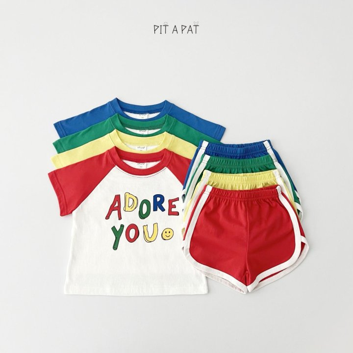 Pitapat - Korean Children Fashion - #fashionkids - Adore You Top Bottom Set - 8