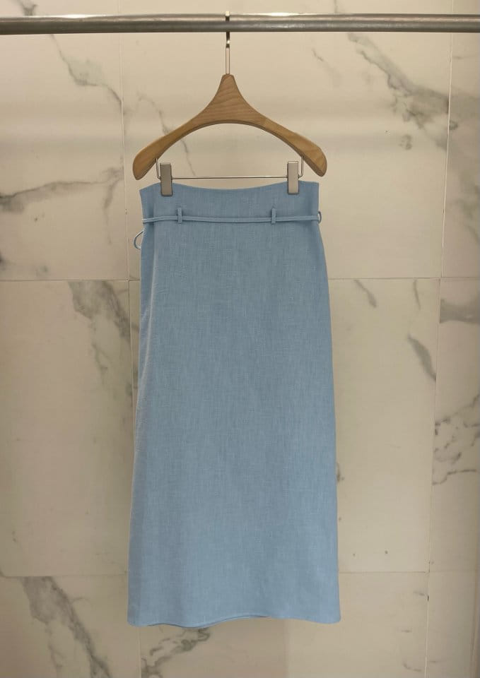 Plushong - Korean Women Fashion - #momslook - L Wrap Skirt - 5