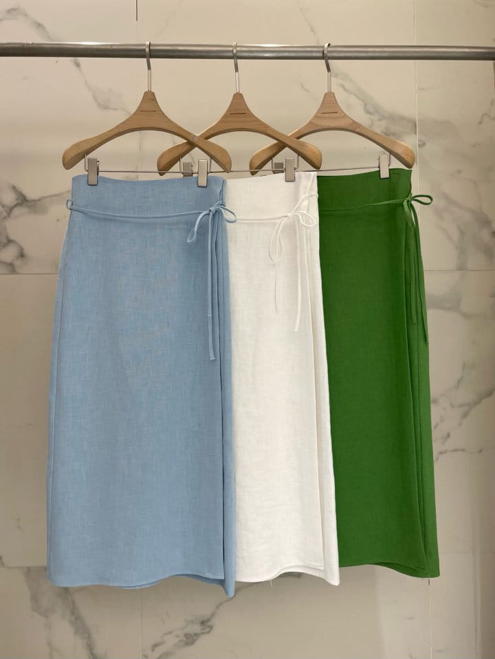 Plushong - Korean Women Fashion - #romanticstyle - L Wrap Skirt