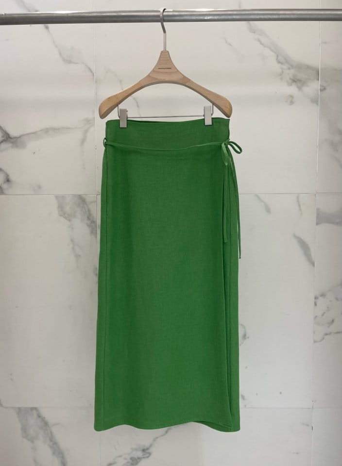 Plushong - Korean Women Fashion - #thatsdarling - L Wrap Skirt - 4