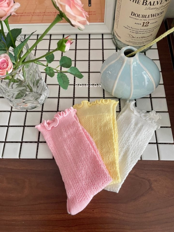 Poisson - Korean Children Fashion - #Kfashion4kids - 24 Summer Frill Socks - 3