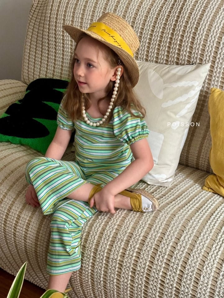 Poisson - Korean Children Fashion - #childofig - Vivi ST Top Bottom Set - 11