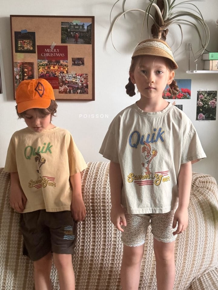 Poisson - Korean Children Fashion - #designkidswear - Bunny Milk Tee - 4