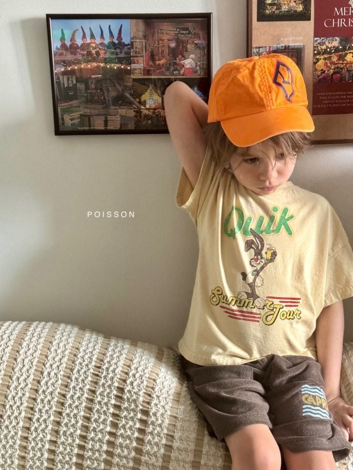 Poisson - Korean Children Fashion - #kidsshorts - Bunny Milk Tee - 6