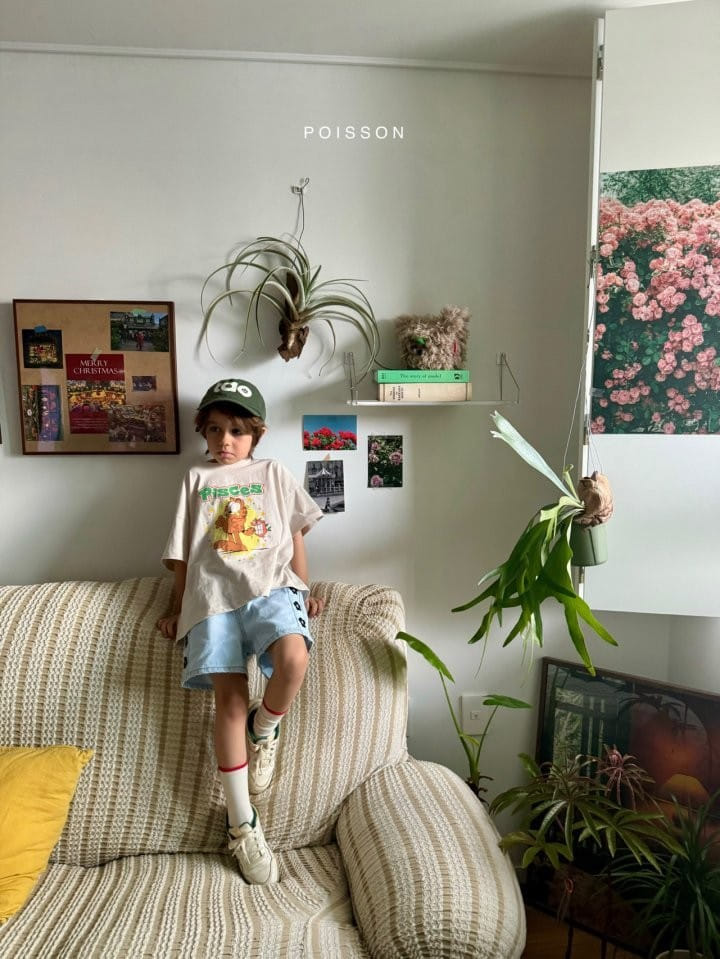 Poisson - Korean Children Fashion - #kidsshorts - Pisses Tee - 10