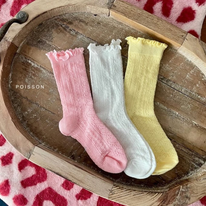 Poisson - Korean Children Fashion - #kidsstore - 24 Summer Frill Socks