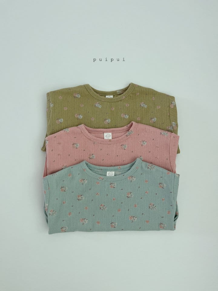 Puipui - Korean Children Fashion - #Kfashion4kids - Blossom Top Bottom Set - 7