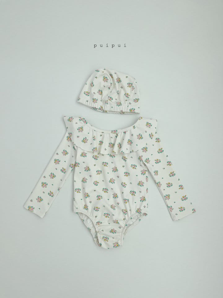 Puipui - Korean Children Fashion - #childofig - Breeds Swim Wear Set - 5
