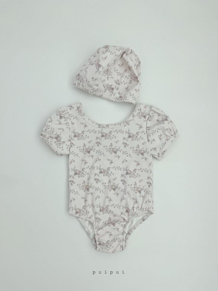 Puipui - Korean Children Fashion - #childofig - Lily Swim Wear Set - 4