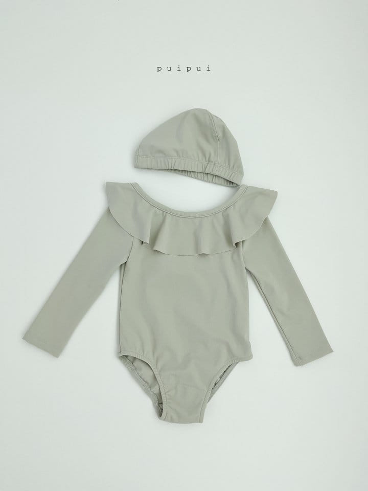 Puipui - Korean Children Fashion - #childrensboutique - Breeds Swim Wear Set - 7