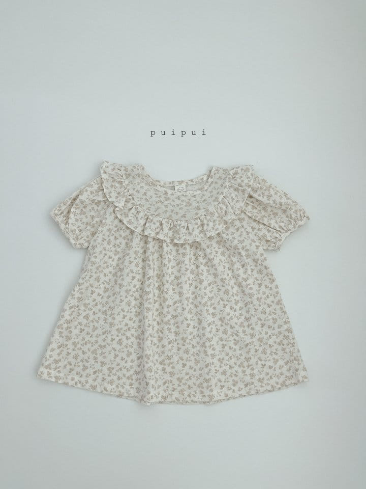 Puipui - Korean Children Fashion - #littlefashionista - Daisy Long Tee - 2