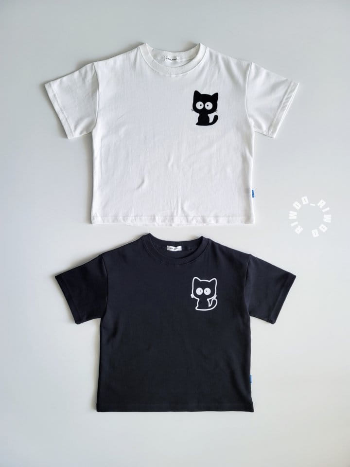 Riwoo Riwoo - Korean Children Fashion - #childofig - Cat 1/2 Tee - 2