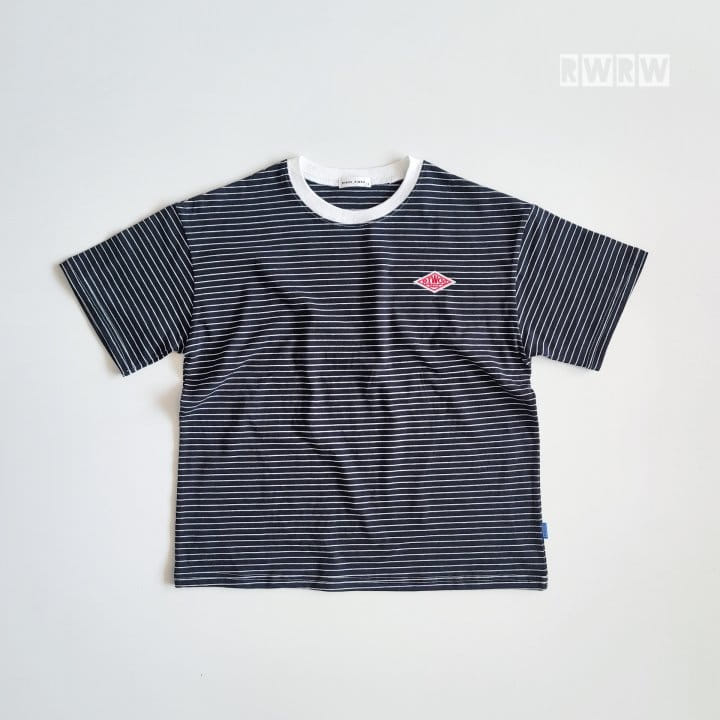 Riwoo Riwoo - Korean Children Fashion - #discoveringself - Riwoo Small Line Box Tee - 4
