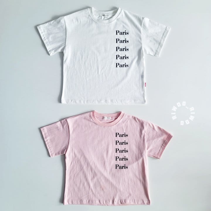Riwoo Riwoo - Korean Children Fashion - #kidsshorts - Paris 1/2 Tee - 2