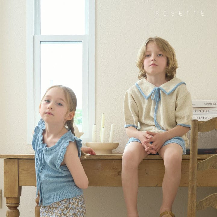 Rosette - Korean Children Fashion - #designkidswear - Leeds Knit Vest - 9