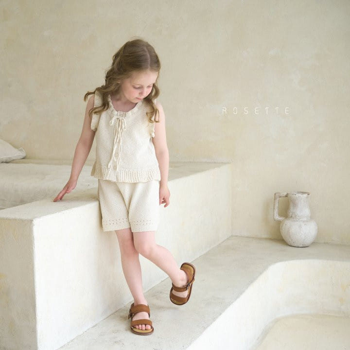 Rosette - Korean Children Fashion - #magicofchildhood - Leeds Knit Vest - 3