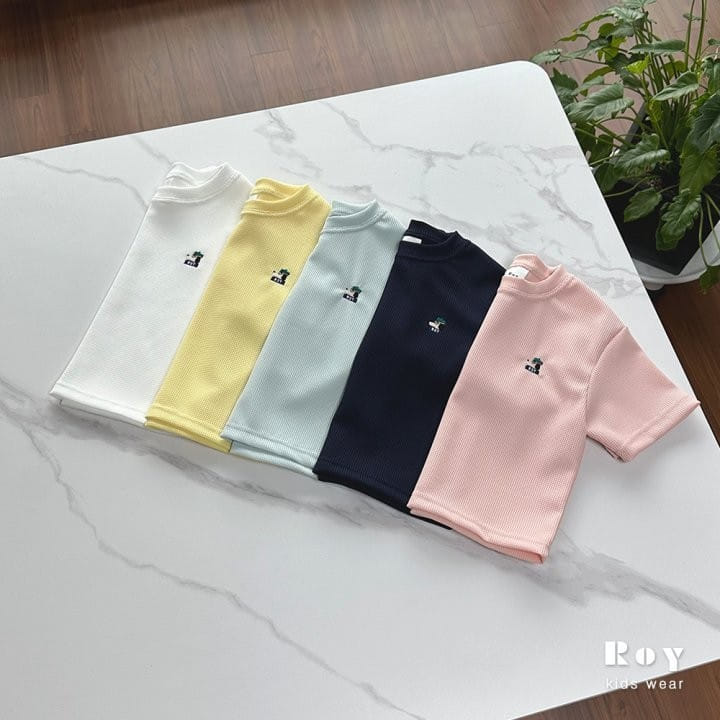 Roy - Korean Children Fashion - #kidsstore - Ttori Embo Short Sleeve Tee - 3
