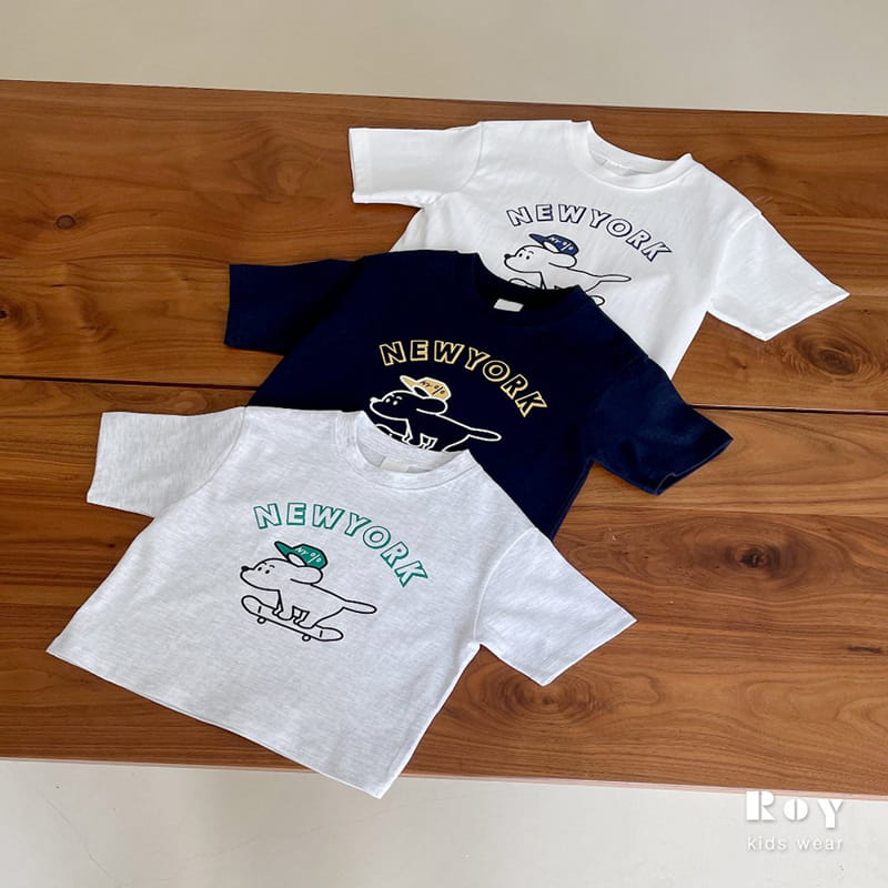 Roy - Korean Children Fashion - #kidsstore - New York Puppy Tee - 2