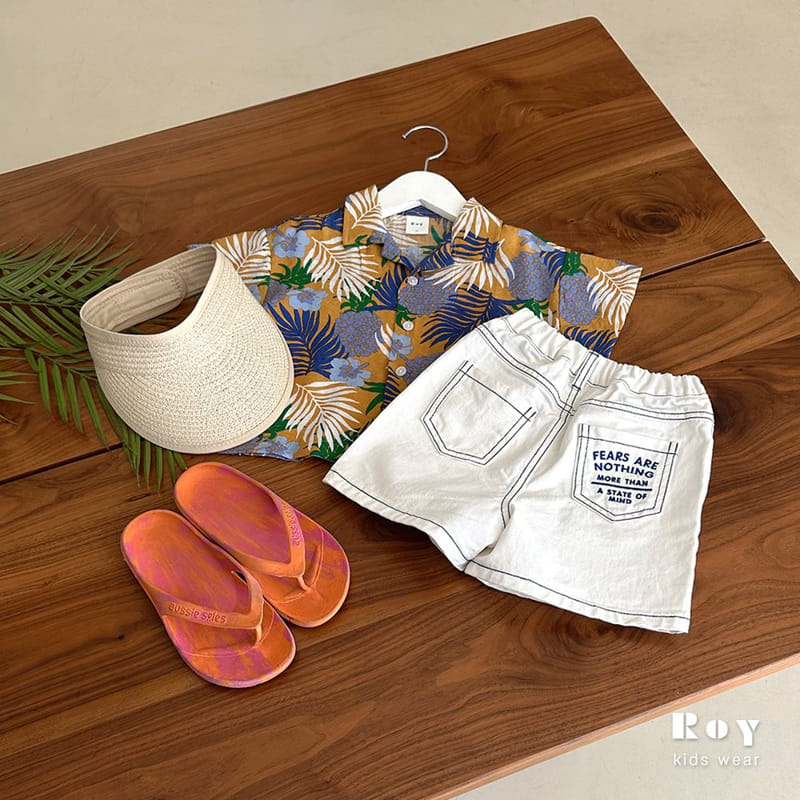Roy - Korean Children Fashion - #kidzfashiontrend - Mind Embroidery Shorts - 9