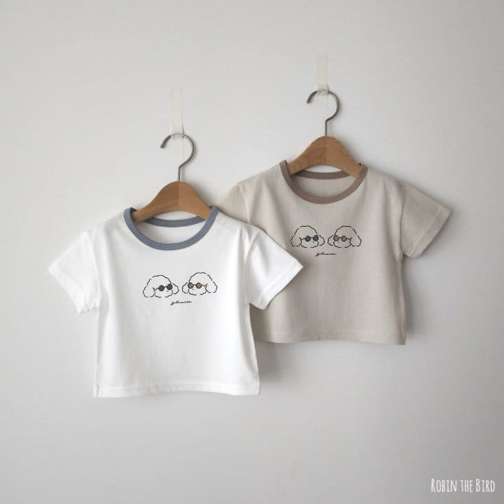 Saerobin - Korean Children Fashion - #fashionkids - Sunglass Poodle Tee