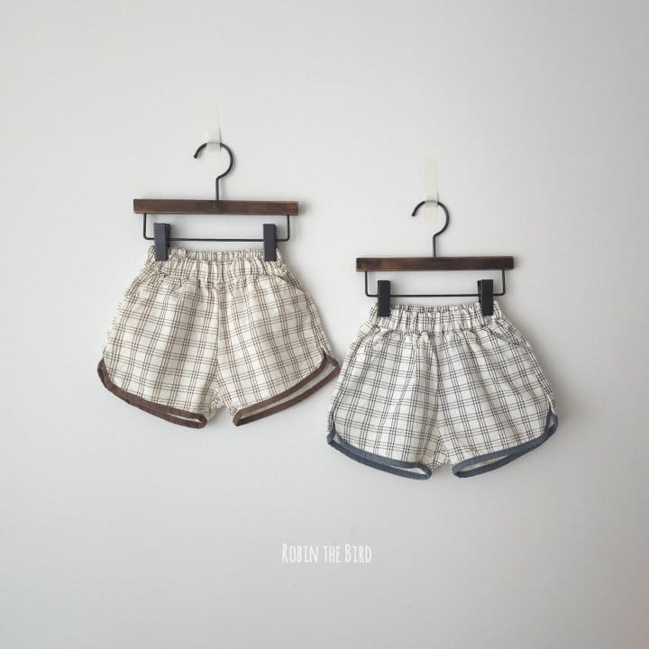 Saerobin - Korean Children Fashion - #kidsshorts - Line Check Shorts