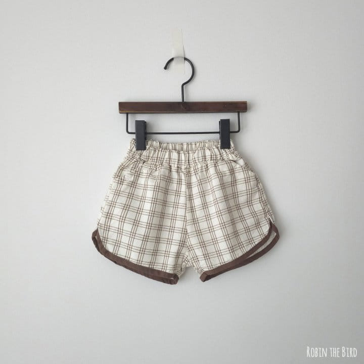 Saerobin - Korean Children Fashion - #kidsstore - Line Check Shorts - 2