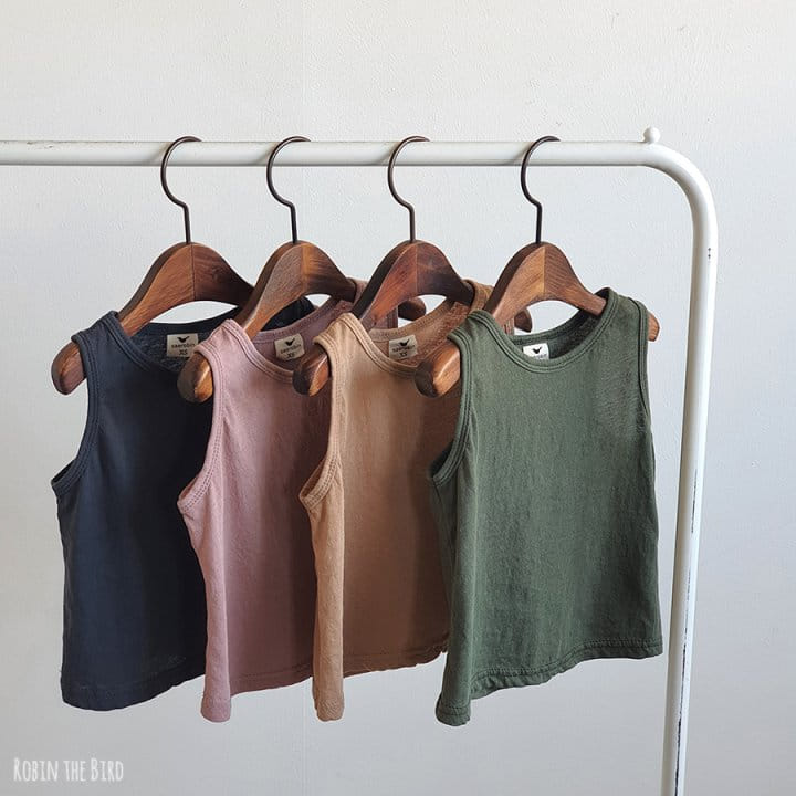 Saerobin - Korean Children Fashion - #kidsstore - Washing Mango Sleeveless Tee