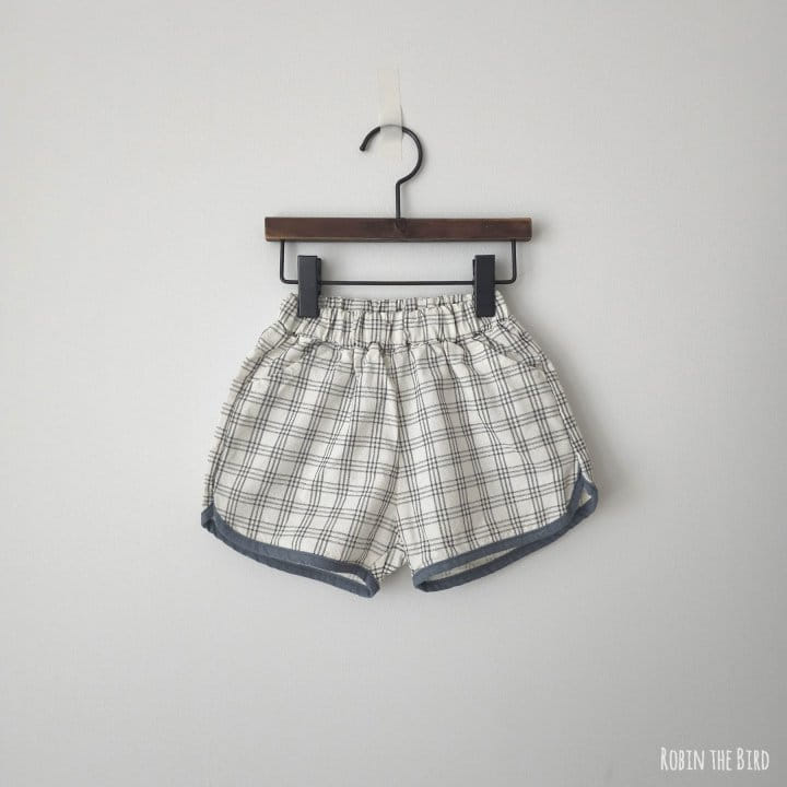 Saerobin - Korean Children Fashion - #kidzfashiontrend - Line Check Shorts - 3