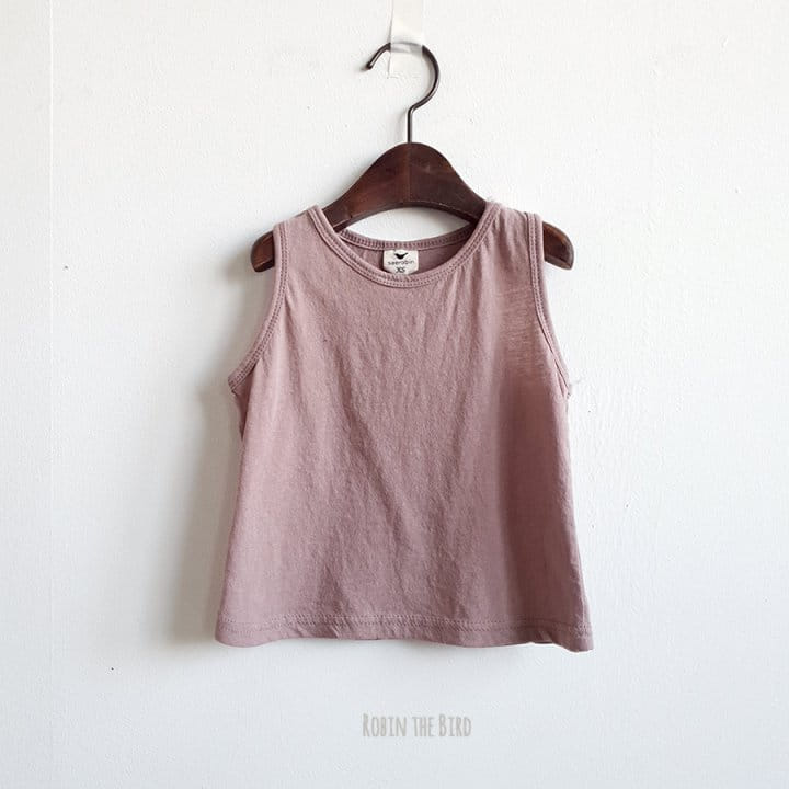 Saerobin - Korean Children Fashion - #Kfashion4kids - Washing Mango Sleeveless Tee - 4