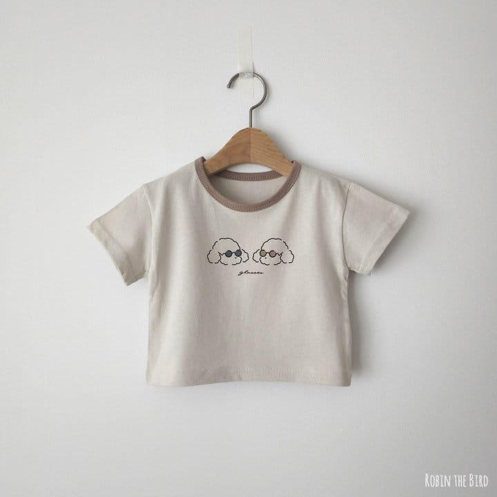 Saerobin - Korean Children Fashion - #minifashionista - Sunglass Poodle Tee - 8