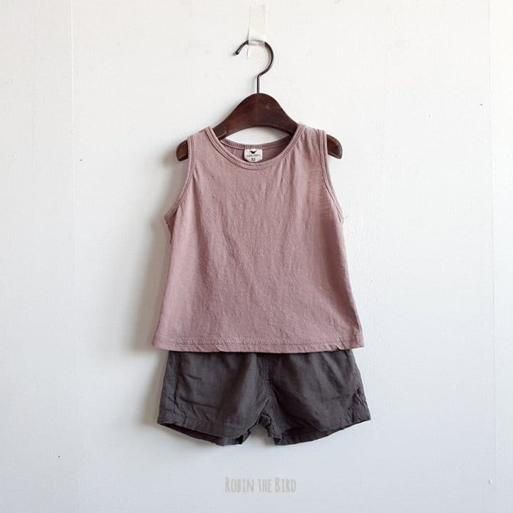 Saerobin - Korean Children Fashion - #stylishchildhood - Washing Mango Sleeveless Tee - 10