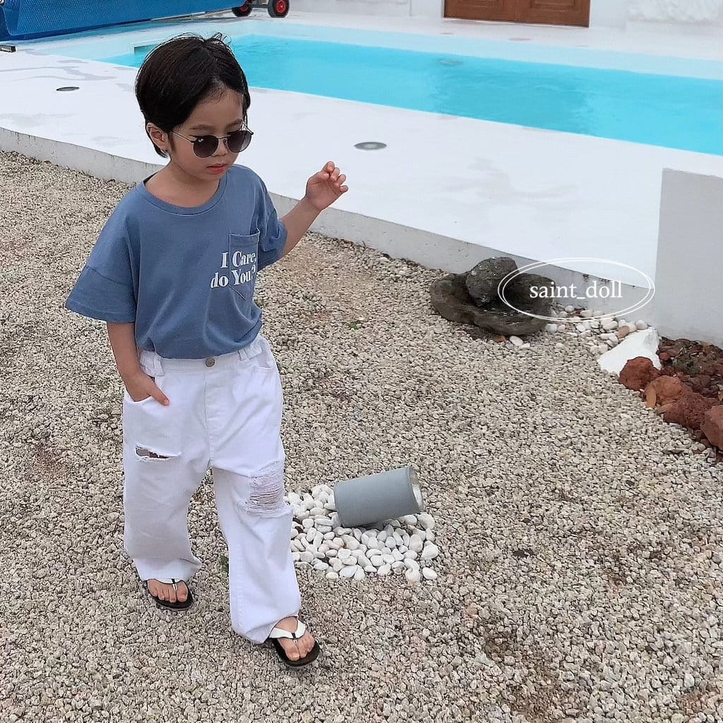 Saint Doll - Korean Children Fashion - #childofig - Pocket Paint Tee - 9