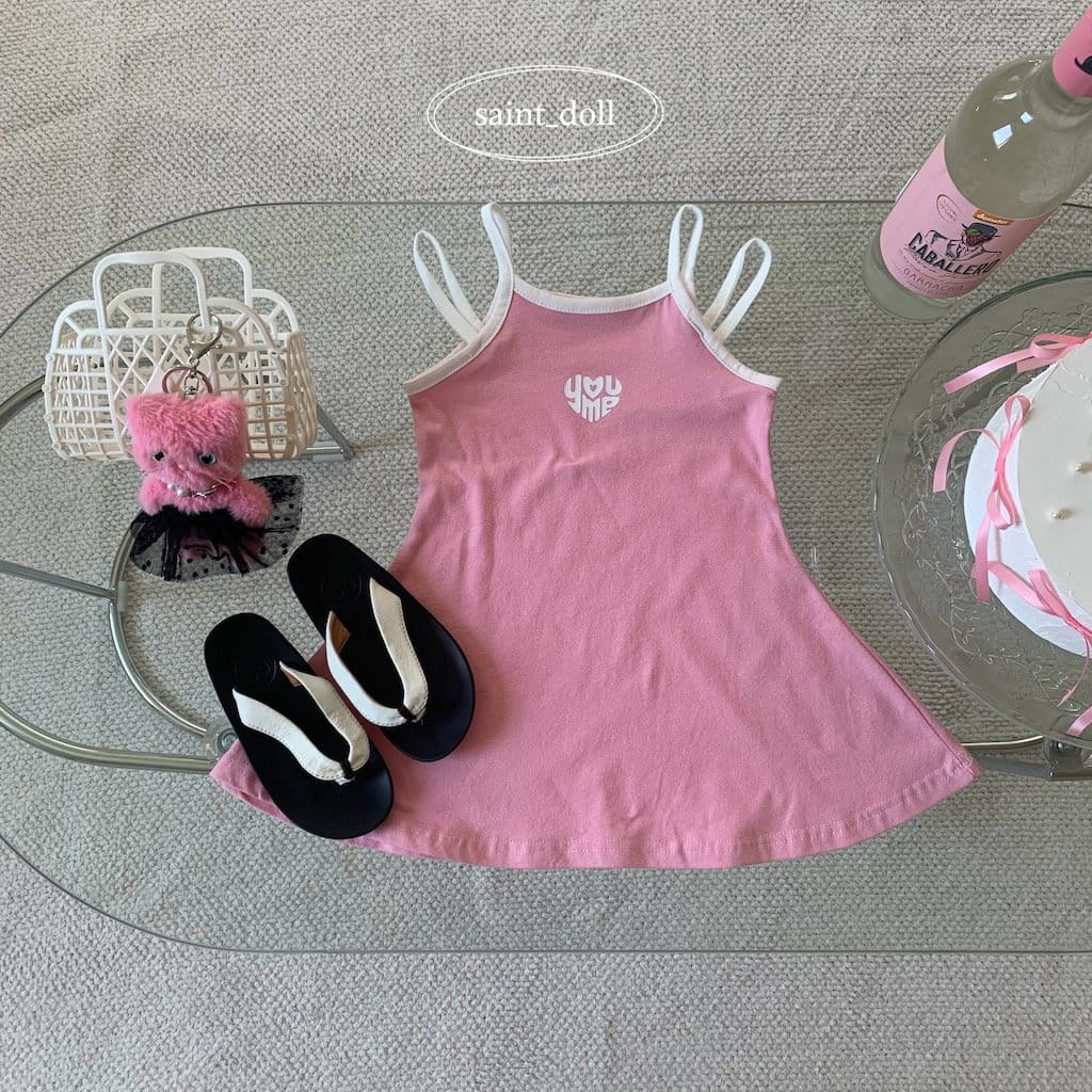 Saint Doll - Korean Children Fashion - #childofig - Love Me String One-Piece - 3