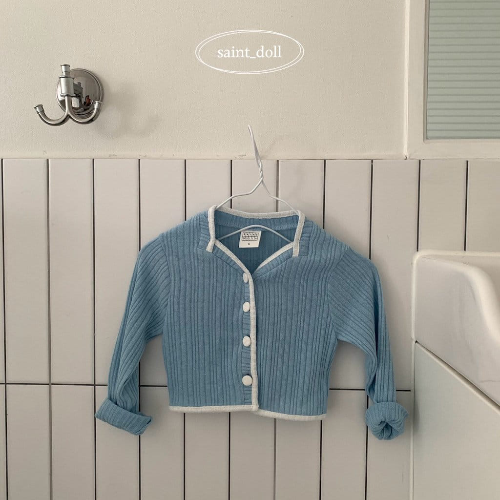 Saint Doll - Korean Children Fashion - #childrensboutique - Cong Button Color Cardigan - 6