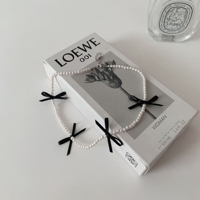 Saint Doll - Korean Children Fashion - #childrensboutique - Ribbon Necklace